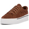 Brown Perf Suede