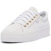 White/Gold Leather