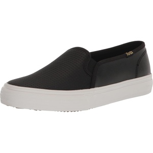 image:imageKeds Womens Double Decker Canvas Slip On Sneakers Shoes Casual  BlackBlack Emboss Leather