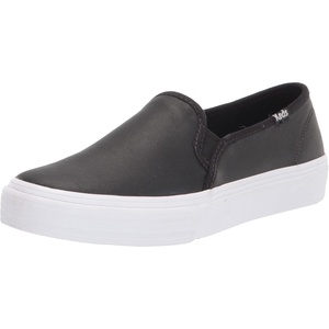 image:imageKeds Womens Double Decker Canvas Slip On Sneakers Shoes Casual  BlackBlackBlack Leather