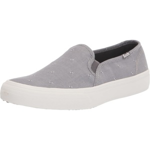image:imageKeds Womens Double Decker Canvas Slip On Sneakers Shoes Casual  BlackDark Grey
