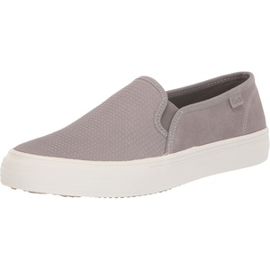 image:imageKeds Womens Double Decker Canvas Slip On Sneakers Shoes Casual  BlackGrey Houndstooth Suede