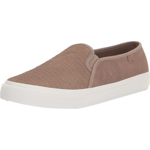 image:imageKeds Womens Double Decker Canvas Slip On Sneakers Shoes Casual  BlackTaupe Suede