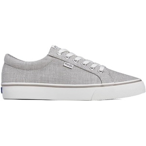 image:imageKeds Womens Jump Kick Lace Up SneakersGrey Mini Check Textile