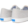 image:imageKeds Womens Champion Round Toe SliponGrey Crosshatch Textile