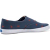 image:imageKeds Womens Champion Round Toe SliponNavyRed Canvas
