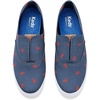 image:imageKeds Womens Champion Round Toe SliponNavyRed Canvas