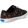 image:imageKeds Womens Triple Kick SneakerBlackRed Heart Denim