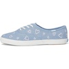 image:imageKeds Womens Triple Kick SneakerBluePink Heart Denim