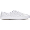 image:imageKeds Womens Triple Kick SneakerWhite Glitter Textile