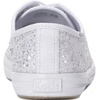 image:imageKeds Womens Triple Kick SneakerWhite Glitter Textile