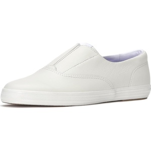image:imageKeds Womens Champion Round Toe SliponWhite Leather