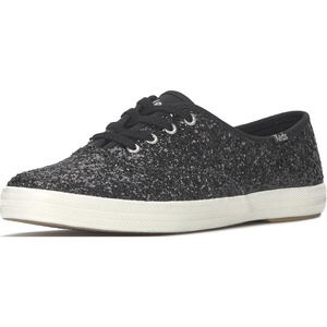 image:imageKeds Womens Champion Seasonal LaceUp Fashion SneakerBlack Glitter Textile