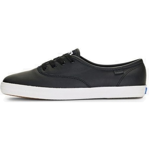 image:imageKeds Womens Triple Kick SneakerBlack Premium Leather