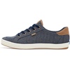 image:imageKeds Womens Center III SneakersNavyCognac Herringbone Chambray