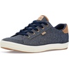 image:imageKeds Womens Center III SneakersNavyCognac Herringbone Chambray