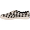 image:imageKeds Womens Triple Kick SneakerBlackParchment Buffalo Plaid Canvas