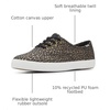 image:imageKeds Womens Champion Glitter Lace UpBlackBronze Mini Dot Canvas