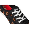 image:imageKeds Womens Champion Glitter Lace UpBlackRed Heart Denim