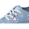 image:imageKeds Womens Champion Glitter Lace UpBluePink Heart Denim
