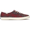 image:imageKeds Womens Champion Seasonal LaceUp Fashion SneakerRedMulti Tartan Plaid Canvas