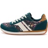 image:imageKeds Womens Rena Lace Up SneakerDark TealHoney Woodloand Floral NylonSuede