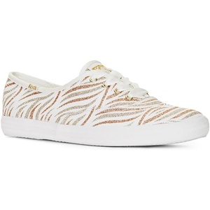 image:imageKeds Womens Champion Glitter Lace UpGold Glitter Wave Print