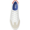 image:imageKeds Womens Jump Kick TToe Fashion SneakerSnow WhiteRed LeatherSuede