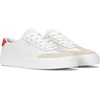 image:imageKeds Womens Jump Kick TToe Fashion SneakerSnow WhiteRed LeatherSuede