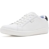White/Black Leather