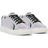 image:imageKeds Womens Pursuit Lace Up SneakersSilver Iridescent Leather