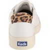 image:imageKeds Womens Pursuit Lace Up SneakersWhiteTan Leopard Leather