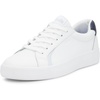 White/Blue Leather