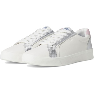 image:imageKeds Womens Pursuit Lace Up SneakersSnow WhiteSilverMauve Leather