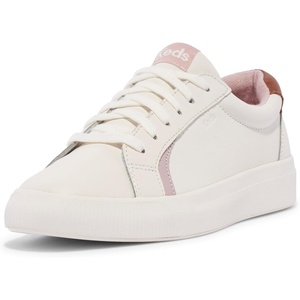 image:imageKeds Womens Pursuit Lace Up SneakersWhiteCognac Leather