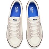 image:imageKeds Womens Center III SneakersEgretDark Brown LeatherSuede