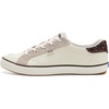 image:imageKeds Womens Center III SneakersEgretDark Brown LeatherSuede