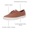 image:imageKeds Womens Champion Leather Lace Up SneakersCognac Premium Leather