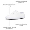 image:imageKeds Womens Champion Leather Lace Up SneakersWhite