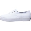 image:imageKeds Womens Champion Leather Lace Up SneakersWhite Canvas