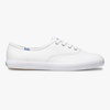 image:imageKeds Womens Champion Leather Lace Up SneakersWhite Leather