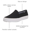image:imageKeds Womens Double Decker Slip On Fashion SneakerBlack Canvas