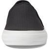 image:imageKeds Womens Double Decker Slip On Fashion SneakerBlack Emboss Leather