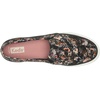 image:imageKeds Womens Double Decker Slip On Fashion SneakerBlackMulti Floral Canvas