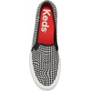 image:imageKeds Womens Double Decker Slip On Fashion SneakerBlackWhite Houndstooth Canvas