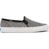image:imageKeds Womens Double Decker Slip On Fashion SneakerBlackWhite Houndstooth Canvas