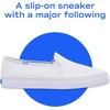 image:imageKeds Womens Double Decker Slip On Fashion SneakerWhite Canvas