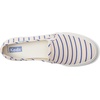 image:imageKeds Womens Double Decker Slip On Fashion SneakerWhiteBlue Stripe Canvas