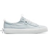 image:imageKeds Womens Kickback Canvas Slip on SneakerLight BlueSilver Canvas