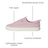 image:imageKeds Womens Kickback Canvas Slip on SneakerMauve Washed Twill